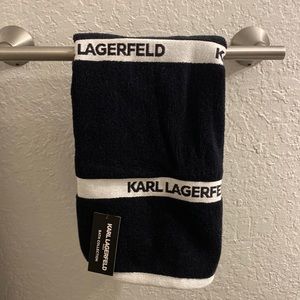 NEW - 2 Karl Lagerfeld hand towels